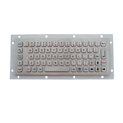 IP67 Panel Mount Keyboard Waterproof Brushed Stainless Steel industrial keyboard