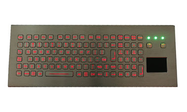 104 Keys IP68 Desktop Industrial Keyboard With Touchpad FN Numeric Keys