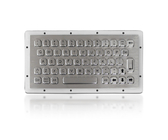 Compact IP65 Stainless Steel Computer Keyboard For Industrial Access Control Panel Mount